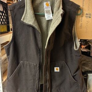 Carhartt Gray Sherpa-Lined Women's Vest